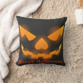 おもしろいハッピーハローウィン クッション (ブランケット)