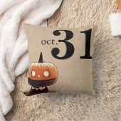 おもしろいハッピーハローウィン クッション (ブランケット)