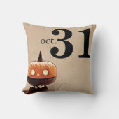 おもしろいハッピーハローウィン クッション (正面)