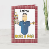 おもしろいハッピーバースデーカード カード (正面)