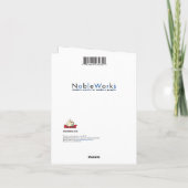 おもしろいハッピーバースデーカード – ユニコーンとレインボーズ シーズンカード (裏面)