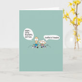 おもしろいハッピーバースデーカード – 005 カード (黄色い花)