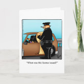 おもしろいハッピーバースデーグリーティングカード カード (正面)