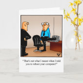 おもしろいハッピーバースデーグリーティングカード カード (黄色い花)