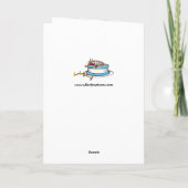 おもしろいハッピーバースデーグリーティングカード カード (裏面)