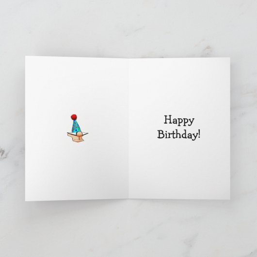 おもしろいハッピーバースデーグリーティングカード カード (内部)