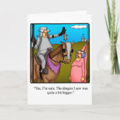 おもしろいハッピーバースデーグリーティングカード カード (正面)