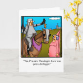 おもしろいハッピーバースデーグリーティングカード カード (黄色い花)