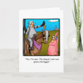 おもしろいハッピーバースデーグリーティングカード カード (正面)