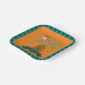 おもしろいハッピーバースデーパーソナライズされた ペーパープレート (傾斜あり)