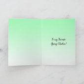 おもしろいハッピーバースデーポーランドチキン カード (内部)