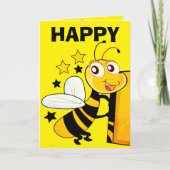 おもしろいハッピーバースデー写真グリーティングカード カード (正面)