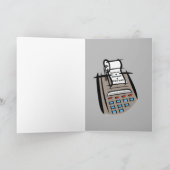 おもしろいハッピーバースデー義父 カード (内部)