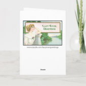 おもしろいハッピーバースデー音楽テーマロングバース カード (裏面)