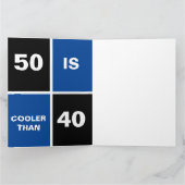 おもしろいハッピーバースデー カード (内部)