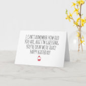 おもしろいハッピーバースデー カード (黄色い花)