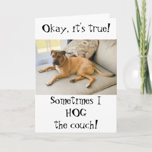 おもしろいハッピーバースデー カード (正面)