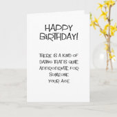 おもしろいハッピーバースデー カード (黄色い花)