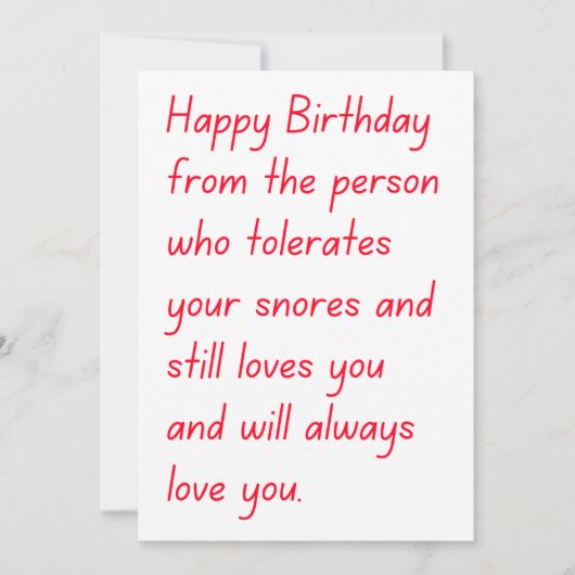 おもしろいハッピーバースデー シーズンカード (正面)