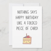 おもしろいハッピーバースデー シーズンカード (正面)