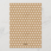 おもしろいハッピーファーザーズ犬の写真と願い シーズンカード (裏面)