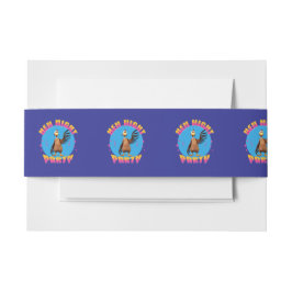 おもしろいハッピー・バチェロレッテ・パーティー 招待状ベリーバンド