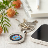 おもしろいハッピー・ヘン・パーティー キーホルダー (側面)