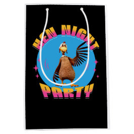 おもしろいハッピー・ヘン・パーティー ミディアムペーパーバッグ