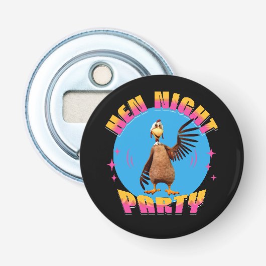 おもしろいハッピー・ヘン・パーティー 栓抜き (正面)