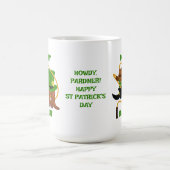 おもしろいハッピーSt patricks dayハウディディディディデュットカウボーイ コーヒーマグカップ (中央)