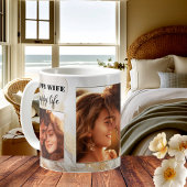 おもしろいハッ妻結婚金ゴールド芸術的のマグカップ コーヒーマグカップ