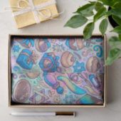 おもしろいハヌカモティフス 薄葉紙 (ギフト)