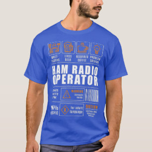 おもしろいハム笑わされるアマチュアラジオ Tシャツ