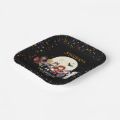 おもしろいハロウィンキッズ衣装バースデーパーティー ペーパープレート (傾斜あり)