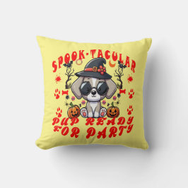 おもしろいハロウィンドッグパンプキンデザインfor Pets! クッション