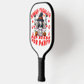 おもしろいハロウィンドッグパンプキンデザインfor Pets! ピックルボールラケット (左)