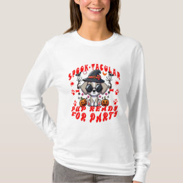 おもしろいハロウィンドッグパンプキンデザインfor Pets! Tシャツ