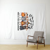 おもしろいハロウィンモー用ハイランドカウド タペストリー (インサイチュ(横))