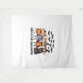 おもしろいハロウィンモー用ハイランドカウド タペストリー (正面(横))