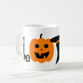 おもしろいハロウィーンの愛 コーヒーマグカップ