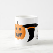 おもしろいハロウィーンの愛 コーヒーマグカップ (中央)
