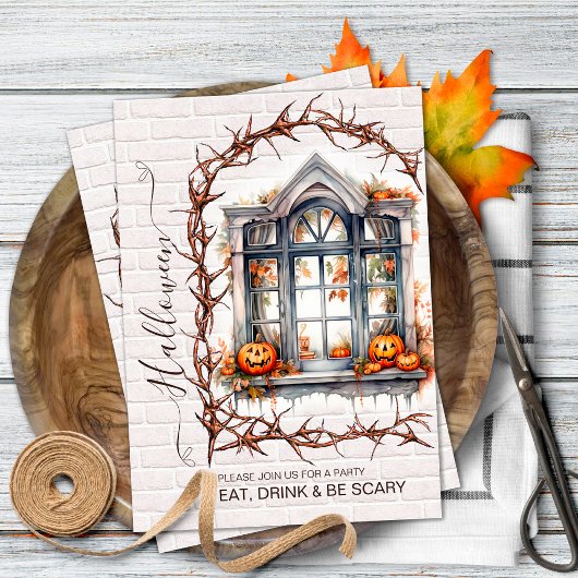 おもしろいハロウィーンの衣装パーティの招待状 招待状