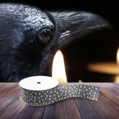 おもしろいハロウィーンをテーマにした眼球模様 グログランリボン