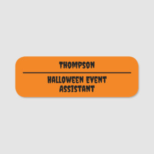 おもしろいハロウィーンイベント社員 名札