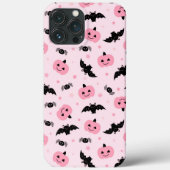おもしろいハロウィーンカボチャとこうもりパターン Case-Mate iPhoneケース (裏面)
