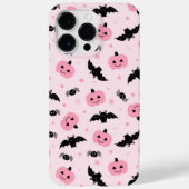 おもしろいハロウィーンカボチャとこうもりパターン Case-Mate iPhoneケース (裏面)