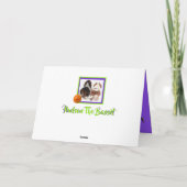 おもしろいハロウィーンカードW/Basset Hound、Frog、Spiders カード (裏面)