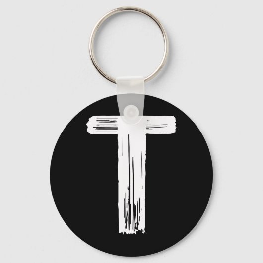 おもしろいハロウィーンカーニバル衣装レターTグリーンヴィント キーホルダー (正面)