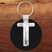 おもしろいハロウィーンカーニバル衣装レターTグリーンヴィント キーホルダー (正面)