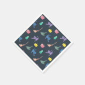 おもしろいハロウィーンキャラクター、ハローウィンパーティ スタンダードカクテルナプキン (角)